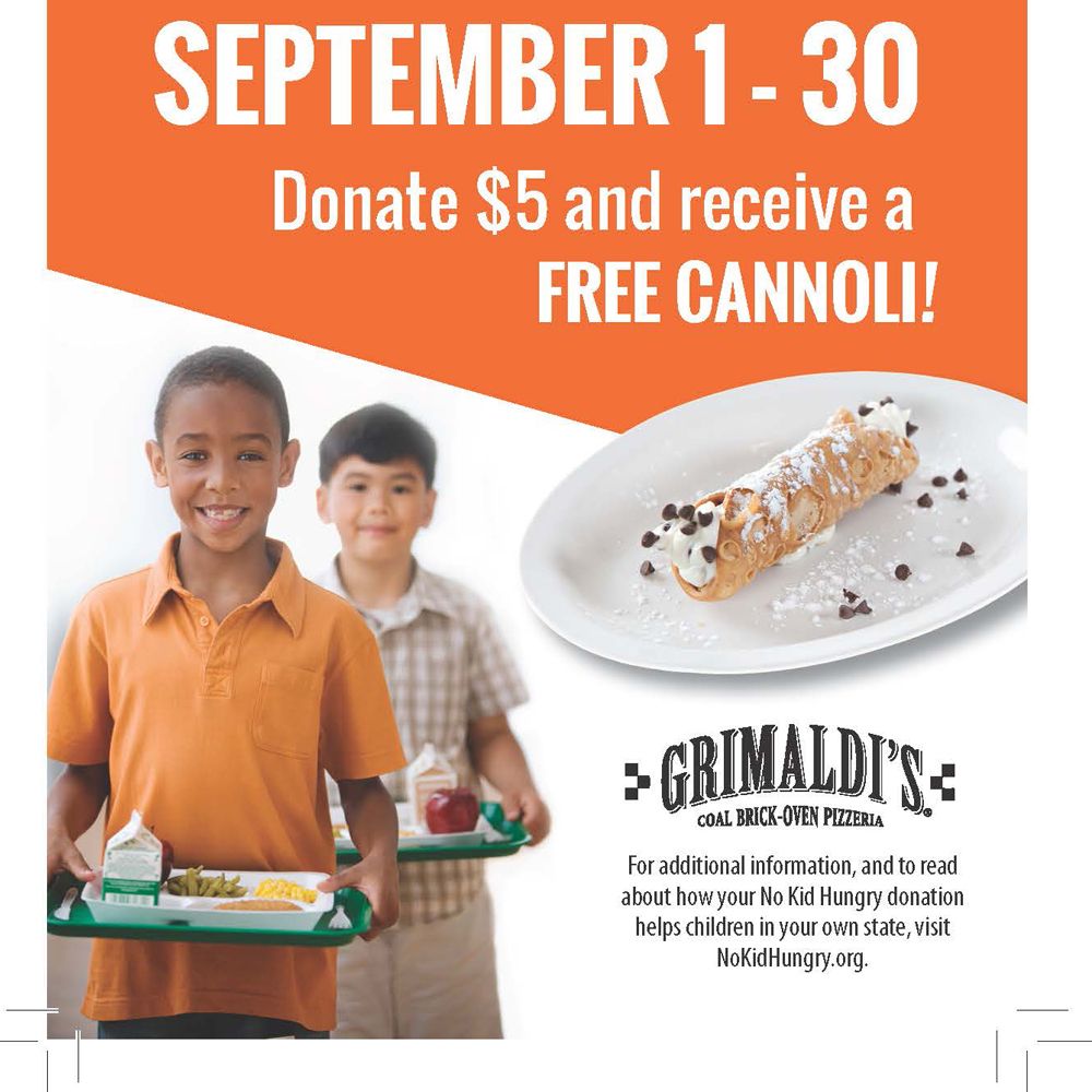  Dine Out for No Kid Hungry Fundraising Campaign