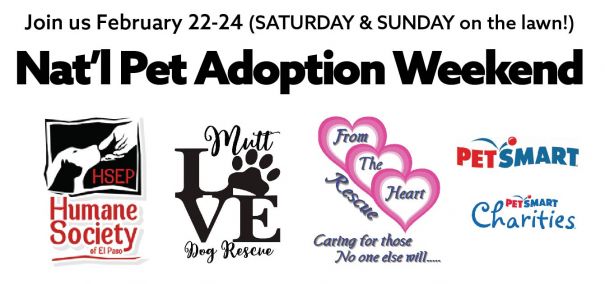 Nat'l Pet Adoption Weekend