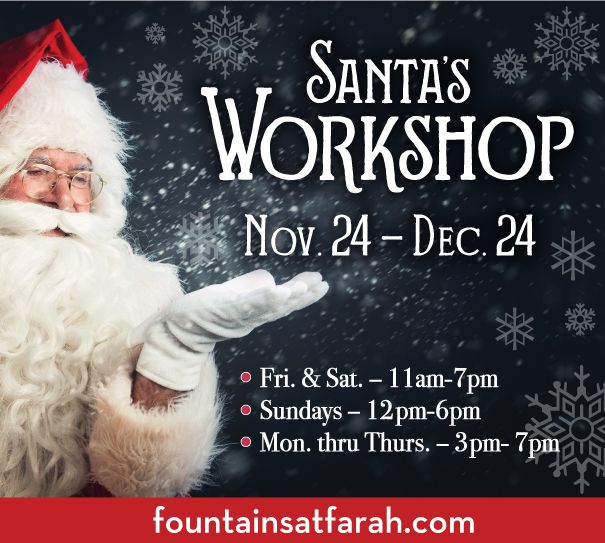Santa's Workshop at The Fountains