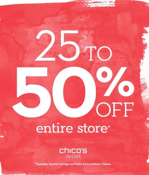 25- 50% off Everything*