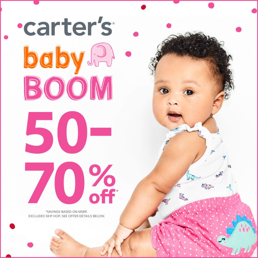 Carter’s Baby Boom 50-70% Off*