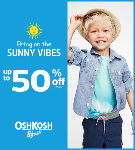 OshKosh Bring on the Sunny Vibes Up to 50% Off*