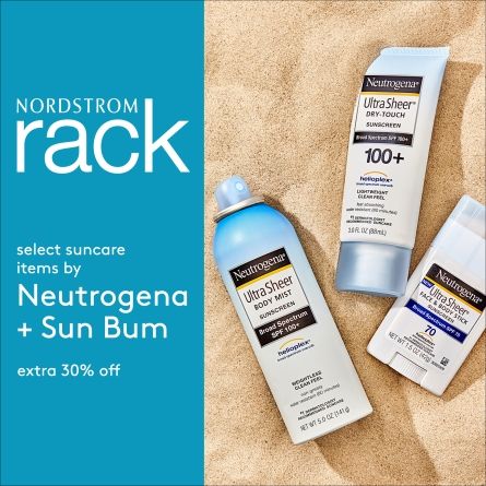 Extra Savings on Suncare at Nordstrom Rack