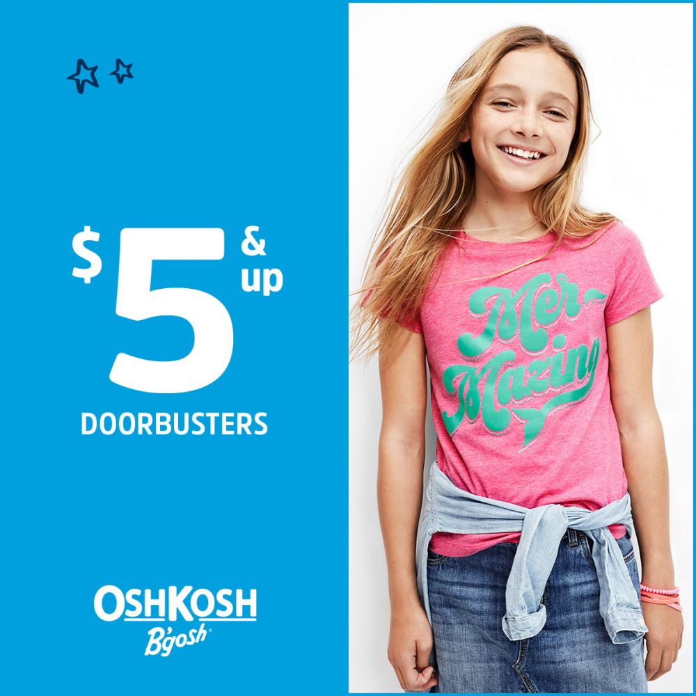 OshKosh $5 & Up Doorbusters**