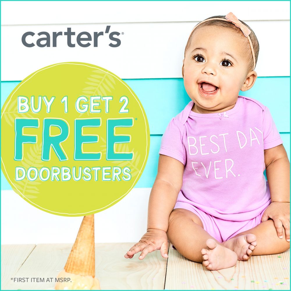 Carter’s Buy One Get Two Free* Doorbuster 