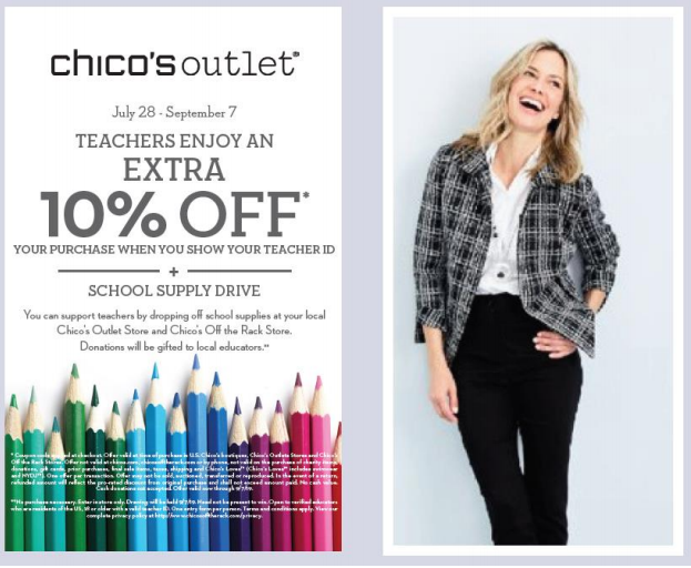 Chico's Off The Rack Teacher Appreciation Day!