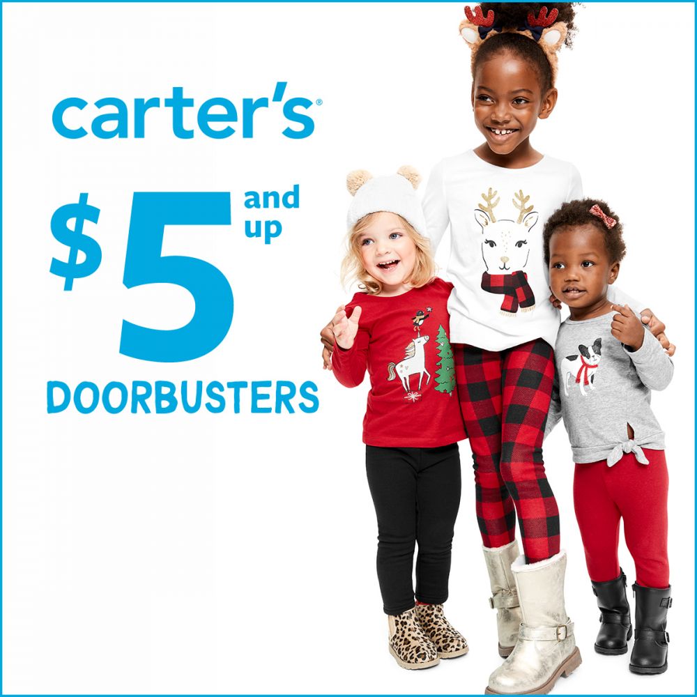 Carter’s $5 & Up Doorbusters