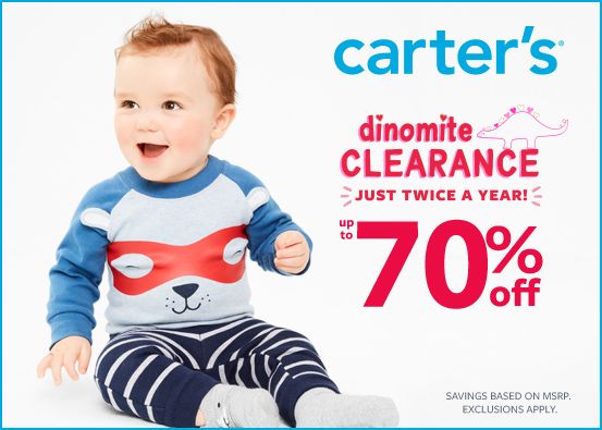 Carter’s Dinomite Clearance Up to 70% Off 