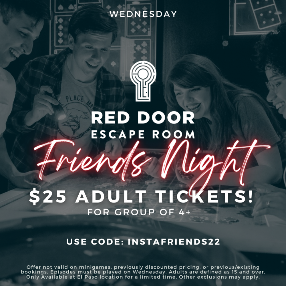 Friends Night at Red Door Escape Room